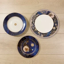 PIatti blu cobalto
