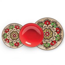Posto tavola rosso Mediterraneo-Egan-