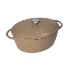 Casseruola tortora ghisa smaltata-Brandani-52578