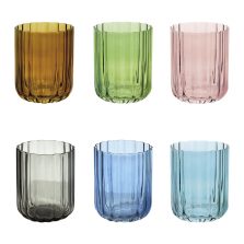 Bicchiere Calliope colori assortiti 6 pz-Brandani-51376