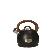 Bollitore inox nero-Brandani-59163
