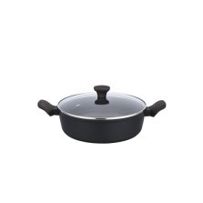 Casseruola forgiata nera D.28 cm-Brandani-51367