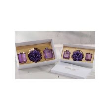 Kit candela piu profumatore 100ml corallo marrone-Melaverde-Mr372