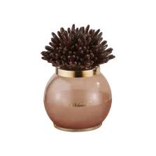 Lampada sfera D.10 Satinata corallo marrone-Melacerde-MR388