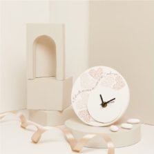 Orologio decoro cuore Rosa-Claraluna-25024