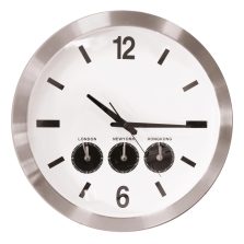 Orologio multitime acciaio-Brandani-51895
