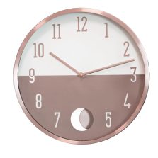 Orologio split c/pendolo bianco/rosa gold-Brandani-51894