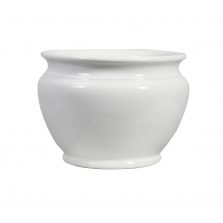 Portavaso ceramica bianca-Brandani-50004