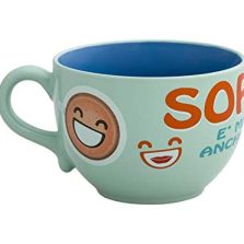 Tazza colazione Jumbo "sorridi è mattina anche per me"