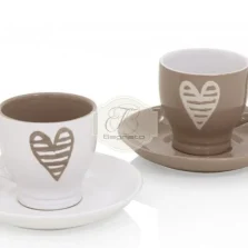 Tazze caffe set 2 pezzi Batticuore-Brandani-