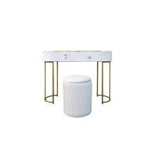 Consolle da trucco( 3 pezzi) c/pouff apribile-Brandani-51261