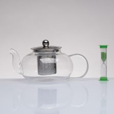 Teiera con clessidra segnatempo-Cuorematto-D9066