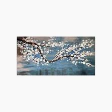 Quadro fiori di pesco-Ambienti Glamour-89C304