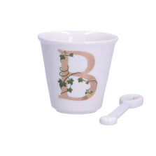 LA PORCELLANA BIANCA - Unico Bicchierino "B"- P00450015B