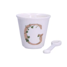 LA PORCELLANA BIANCA - Unico Bicchierino "G"- P00450015G