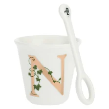LA PORCELLANA BIANCA - Unico Bicchierino "N"- P00450015N