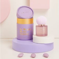 Diffusore piccolo viola con tappo in gesso-Claraluna-25152G