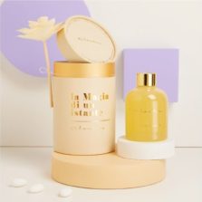 Diffusore grande giallo con fiore-Claraluna-25164F