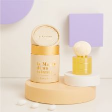 Diffusore piccolo giallo con tappo in gesso-Claraluna-25154G