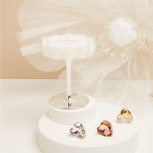 Candela in bicchiere silver-Claraluna-25181