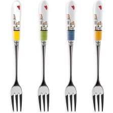 Forchettine "Le casette" set 6- Egan-KLC77/09X