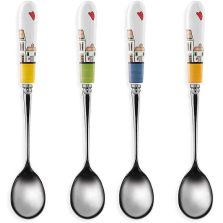 Cucchiaini "Le casette" set 6-Egan-KLC77/08X