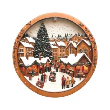 Decorazione Bianco Natale Mercato BRANDANI-81148