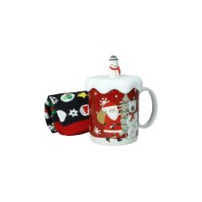 Mug con tappo pupazzosilic one Brandani-83027
