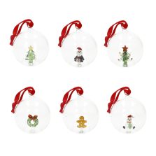 Sfera Christmas Decori assortiti interni in vetro Brandani-89993
