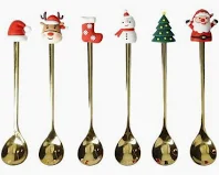 Cucchiaino Gold soggetti Natalizi Brandani -89912