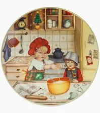 Piattino Cuccioli (Bimbi pasticcieri) porcellana Brandani-89872