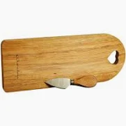 Tagliere acacia grande con coltellino Claraluna-26063