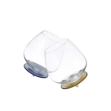 Bicchiere basculante giallo/blu set 2 pz. Brandani-50240