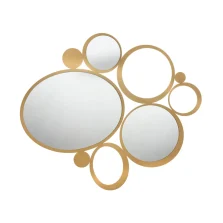 Specchio bubbles oro trasparente Arte e Mestieri-0SP3889C02
