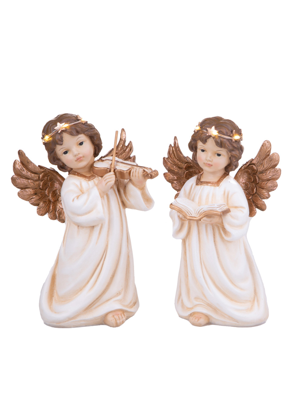 Angeli C/3 Led SET 2 Pz Resina Brandani 80803